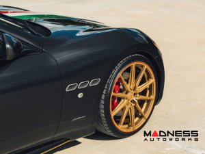 Maserati GranTurismo Custom Wheels - HF-3 by Vossen - Gloss Gold Maserati GranTurismo Custom Wheels - HF-3 by Vossen - Gloss Gold